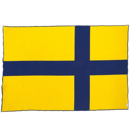 faribault mill swedish flag factory second swedish flag wool throw 16091241316461