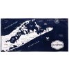 The Hamptons Map Towel The Hamptons active Current Full Price machine washable