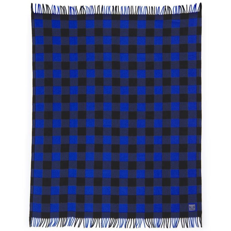 faribault woolen mill buffalo check wool throw blanket 29913932595309